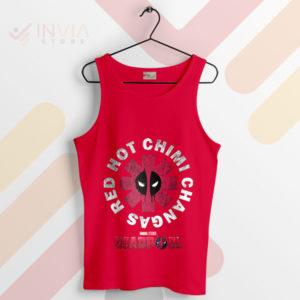 Red Hot Chimichanga Party Deadpool Red Tank Top