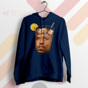 Refreshing Combo Ice Cube with Ice Tea Navy Hoodie