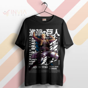 Reiner Braun Armored Titan AOT Graphic T-Shirt