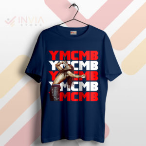 Reppin YMCMB Rock Lil Wayne Navy T-Shirt