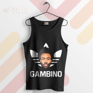 Rhythm Childish Gambino Three Stripes Black Tank Top