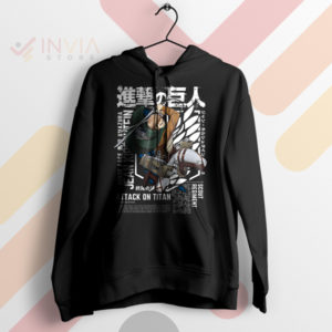 Rise to the Challenge Jean Kirstein AOT Black Hoodie