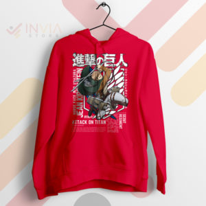 Rise to the Challenge Jean Kirstein AOT Red Hoodie