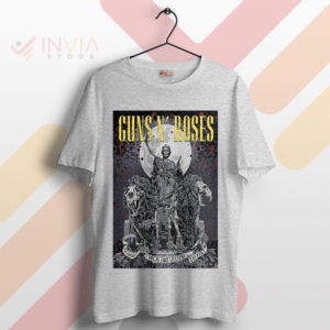 Rock Like GNR Madrid Concert Sport Grey T-Shirt