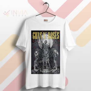 Rock Like GNR Madrid Concert White T-Shirt
