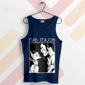 Rock Our Mad Season Above Navy Tank Top