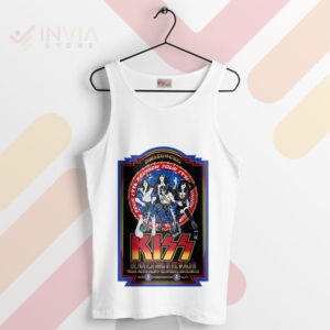 Rock 'n' Roll Kiss Reunion Tour '96 White Tank Top