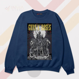 Rock the GNR Vibe Madrid Concert Navy Sweatshirt