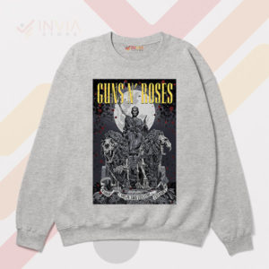 Rock the GNR Vibe Madrid Concert Sport Grey Sweatshirt