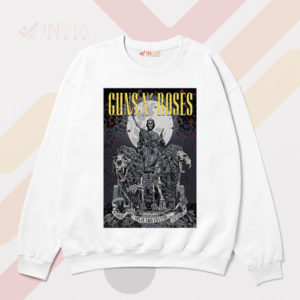 Rock the GNR Vibe Madrid Concert White Sweatshirt