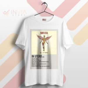 Rock the Grunge In Utero Tracklist White T-Shirt