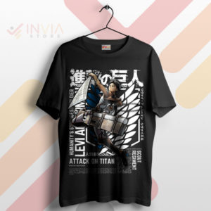 Rogue Titan Slayer Levi Ackerman AOT T-Shirt