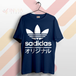 Sad Style On Sadidas Meme Adidas Navy T-Shirt