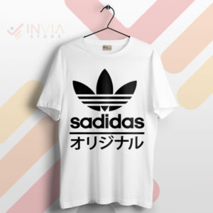 Sad Style On Sadidas Meme Adidas White T-Shirt