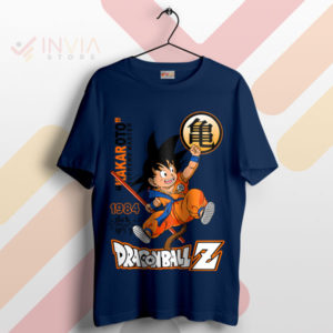 Saiyan Legend Goku Kakarot 1984 Navy T-Shirt