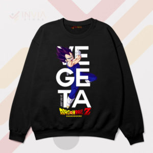 Saiyan Strength Vegeta Just Do It Black Sweatshirt