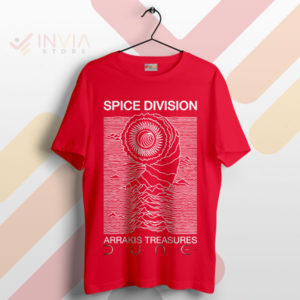 Sands of Sound Joy Division's Arrakis Red T-Shirt