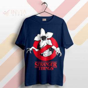 Savior of Hawkins Demogorgon Buster Navy T-Shirt