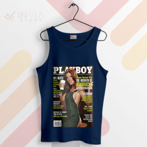 Savor the Flavor Luci Victoria Playboy Navy Tank Top