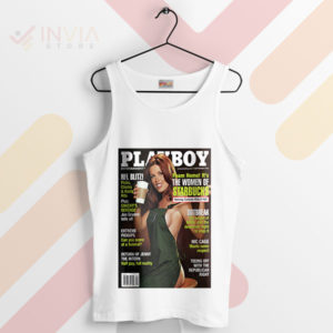 Savor the Flavor Luci Victoria Playboy White Tank Top