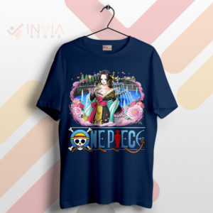 Scene in our Sexy Boa One Piece Series Navy T-Shirt
