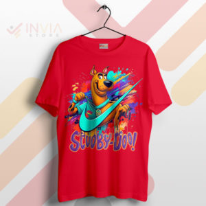 Scoobert Scooby Doo Just Do It Mystery Red T-Shirt