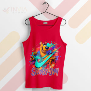 Scooby Snacks and Swooshes Nike Red Tank Top