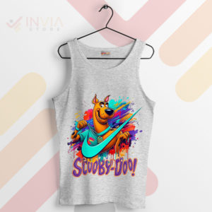Scooby Snacks and Swooshes Nike Sport Grey Tank Top