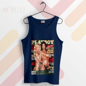 Sensations Jenna and Heidi Playboy Navy Tank Top