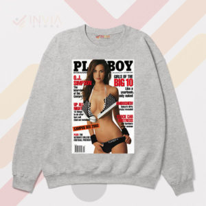 Sensual Appeal Audra Lynn Playboy Sport Grey Sweatshirt