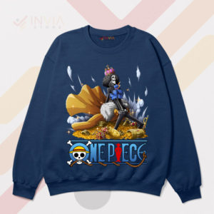 Skeleton Swagger Brook One Piece Navy Sweatshirt