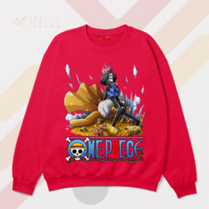 Skeleton Swagger Brook One Piece Red Sweatshirt