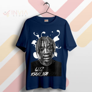 Smoke and Style Wiz Khalifa Stay Fresh Navy T-Shirt