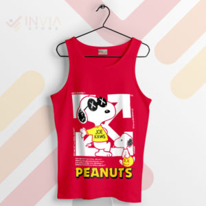 Snoopy's Chic Adventure Street Swear Red Tank Top