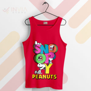 Snoopy's Classic Collection Peanuts Red Tank Top