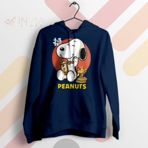 Snoopy's Golden Journey Lucky Money Navy Hoodie