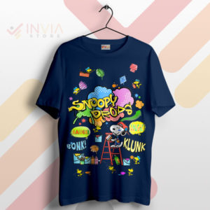 Snoopy's Peaceful Haven Drops Graphic Navy T-Shirt