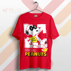Snoopy's Street SwearElegance Style Red T-Shirt