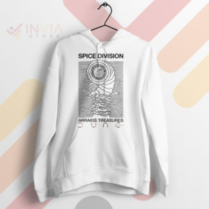 Sonic Sands Joy Division's Arrakis White Hoodie