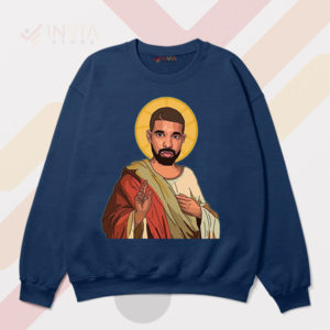 Spiritual Style God's Plan Drake Navy Sweatshirt
