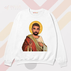 Spiritual Style God's Plan Drake White Sweatshirt