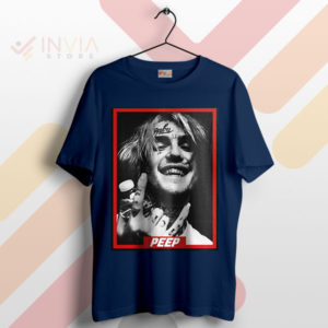 Spread Love Lil Peep Smile Positivity Navy T-Shirt