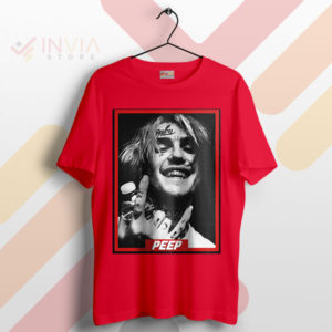 Spread Love Lil Peep Smile Positivity Red T-Shirt