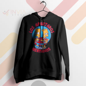 Springfield's Secret Sauce Bart and Hugo Black Hoodie