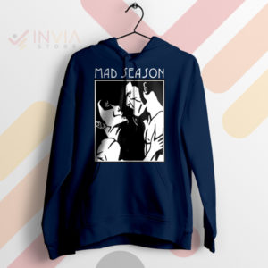 Stand Out in Our Mad Season Above Navy Hoodie