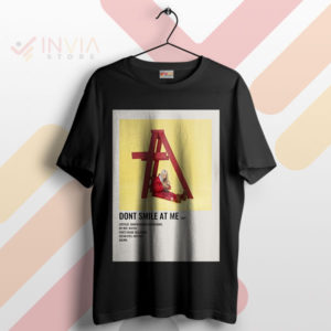 Stand Out in Silence Don't Smile at Me Black T-Shirt