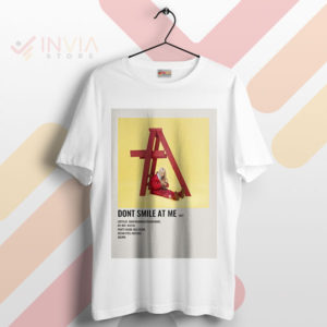 Stand Out in Silence Don't Smile at Me White T-Shirt