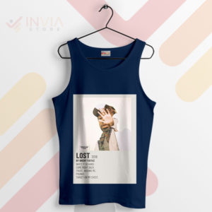 Stand Tall in Our Lost Brent Faiyaz Navy Tank Top