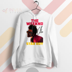 Starboy Signature Series The Weeknd Fan White Hoodie