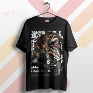 Strategic Titan Eren Titan Power AOT Black T-Shirt